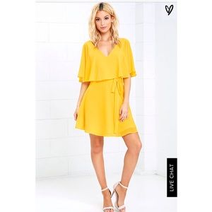 Butterfly with me yellow dress